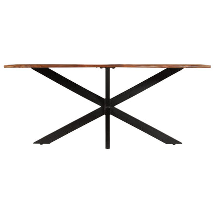 vidaXL Dining table 180x90x76 cm Solid Sheesham Wood