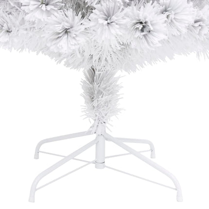 vidaXL Artificial Christmas Tree with LED White 120 cm Fibre Optic