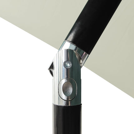 vidaXL 3-Tier Parasol with Aluminium Pole Sand 2 m