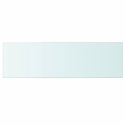 vidaXL Shelf Panel Glass Clear 100x30 cm