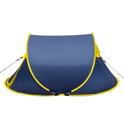 Pop-up Camping Tent 2 Persons Navy Blue / Yellow