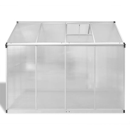 Reinforced Aluminium Greenhouse with Base Frame 4.6 m²