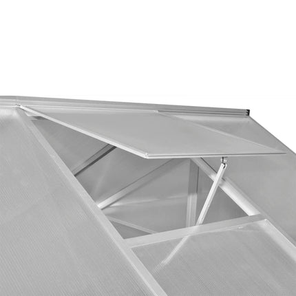 Reinforced Aluminium Greenhouse with Base Frame 4.6 m²