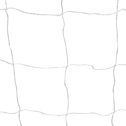 vidaXL Football Goals 2 pcs with Nets 182x61x122 cm Steel White
