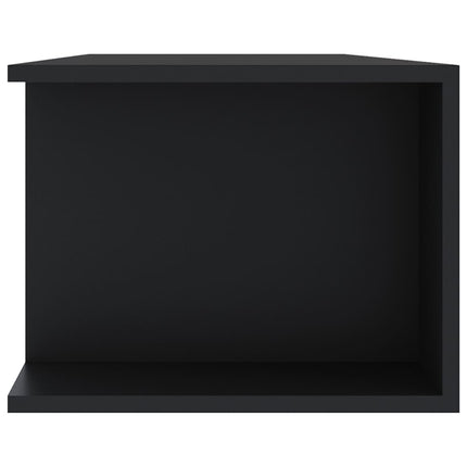 vidaXL TV Cabinet with LED Lights Black 135x39x30 cm