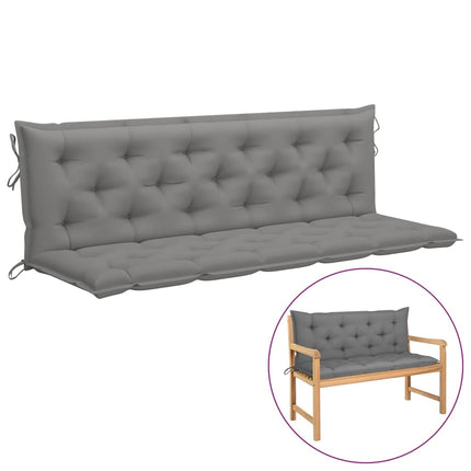 vidaXL Cushion for Swing Chair Grey 180 cm Fabric