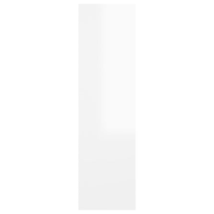 vidaXL TV Cabinet High Gloss White 30.5x30x110 cm Chipboard