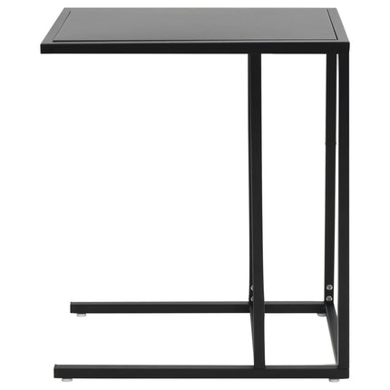 vidaXL C-Table Metal 35x55x65 cm Black