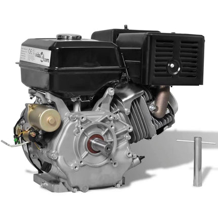 Petrol Engine 15 HP 11 kW Black
