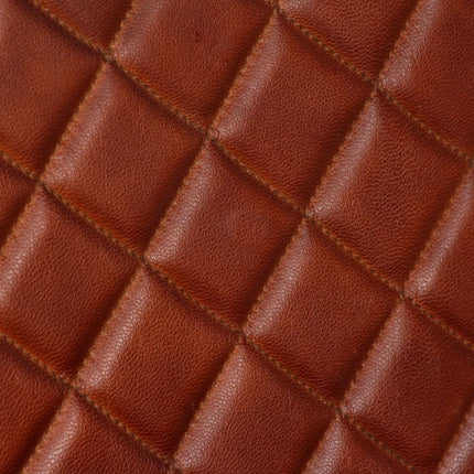 vidaXL Armchair Dark Brown Genuine Leather