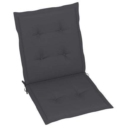 vidaXL Garden Chair Cushions 4 pcs Anthracite 100x50x3 cm