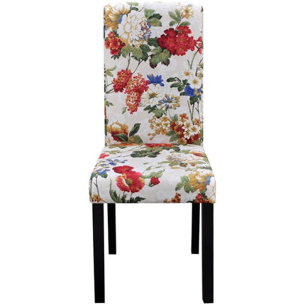 Dining Chairs 6 pcs Multicolour Fabric