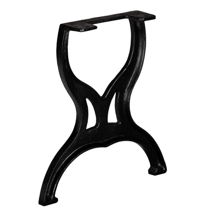 vidaXL Bench Legs 2 pcs X-Frame Cast Iron