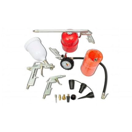 vidaXL Air Tool Set Kit Spray Paint Gun for Compressor