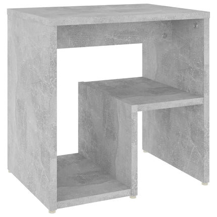 vidaXL Bed Cabinet Concrete Grey 40x30x40 cm Chipboard