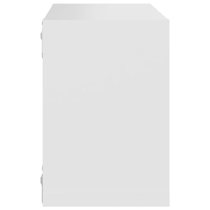 vidaXL Wall Cube Shelves 6 pcs White 22x15x22 cm