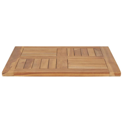Table Top Solid Teak Wood 60x60x2.5 cm