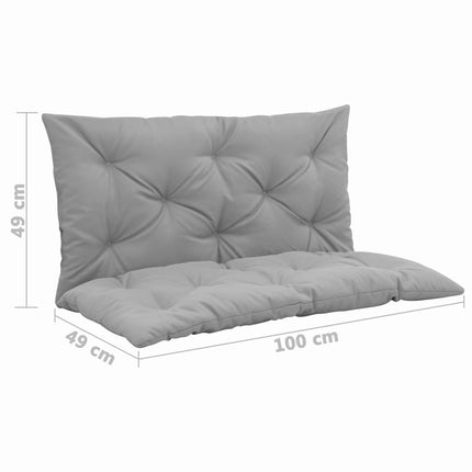 vidaXL Cushion for Swing Chair Grey 100 cm
