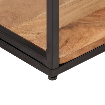 vidaXL Bookcase 80x30x180 cm Solid Acacia Wood