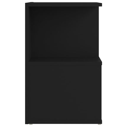 vidaXL Bedside Cabinets 2 pcs Black 35x35x55 cm Chipboard