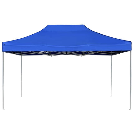 Professional Folding Party Tent Aluminium 4.5x3 m Blue
