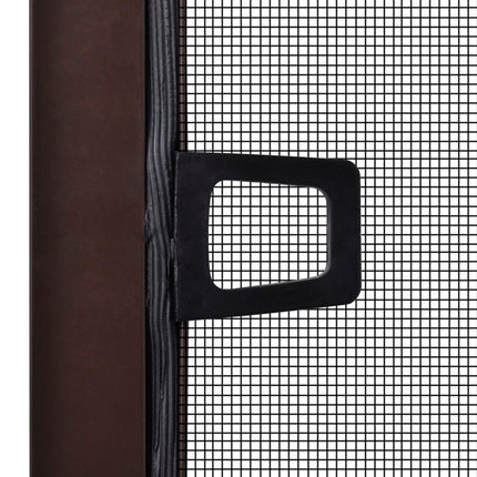Brown Insect Screen for Windows 130 x 150 cm