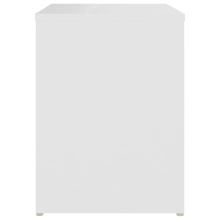 vidaXL Bed Cabinets 2 pcs White 40x30x40 cm Chipboard