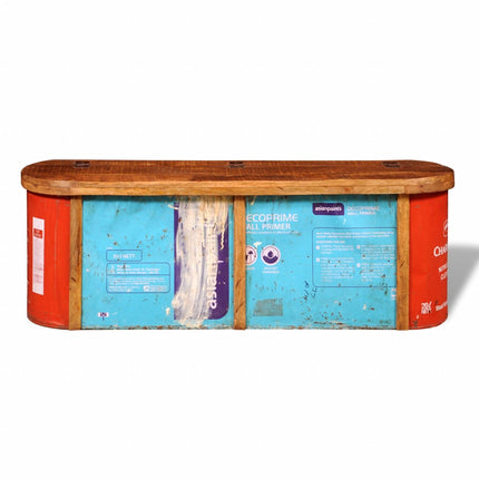 Reclaimed Solid Wood Sideboard Storage Bench