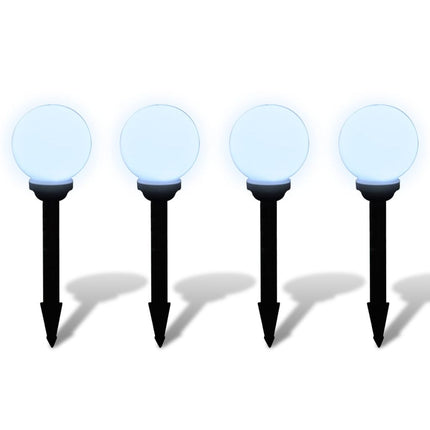 Outdoor Pathway Lamps 4 pcs LED 15 cm with Ground Spike