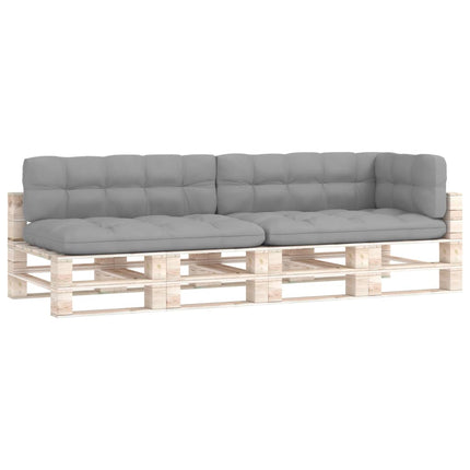 vidaXL Pallet Sofa Cushions 5 pcs Grey