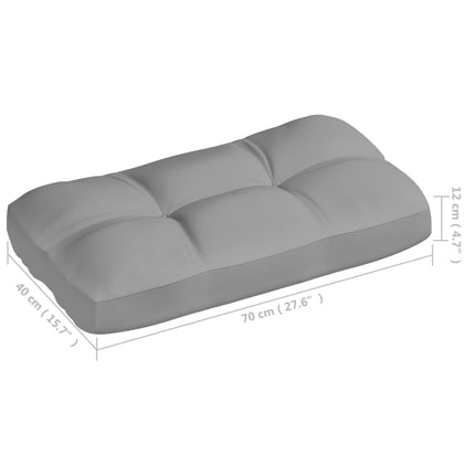 vidaXL Pallet Sofa Cushions 5 pcs Grey
