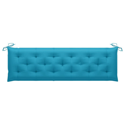 vidaXL Garden Bench Cushion Light Blue 180x50x7 cm Fabric