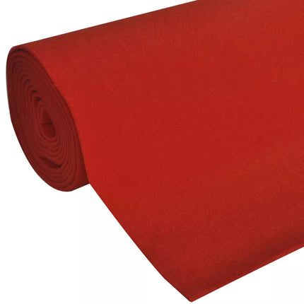 vidaXL Red Carpet 1 x 10 m Extra Heavy 400 g/m²