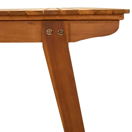 vidaXL Garden Table 201.5x100x75 cm Solid Acacia Wood
