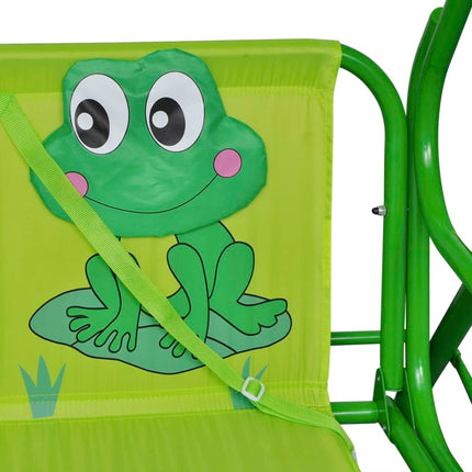 vidaXL Kids Swing Seat Green