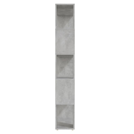 Book Cabinet Room Divider Concrete Grey 80x24x155 cm Engineered Wood