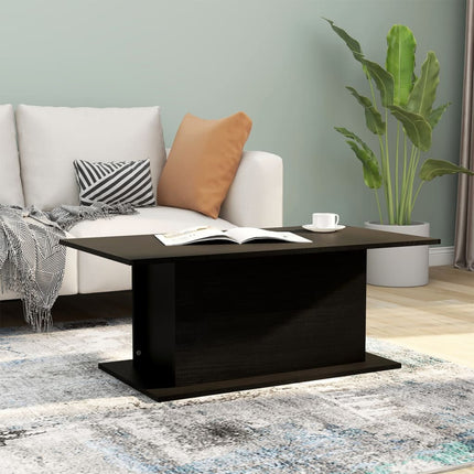 vidaXL Coffee Table Black 102x55.5x40 cm Chipboard