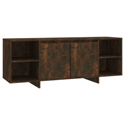 TV Cabinet Smoked Oak 130x35x50 cm Engineered Wood