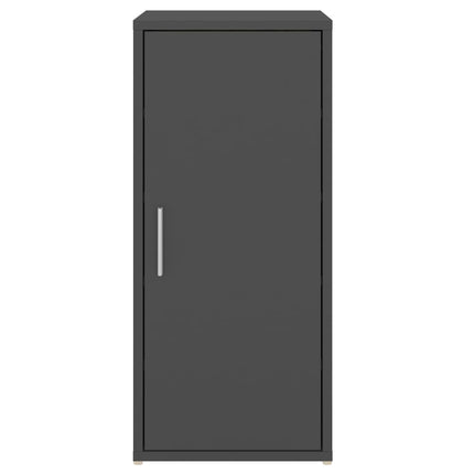 vidaXL Shoe Cabinet Grey 32x35x70 cm Chipboard