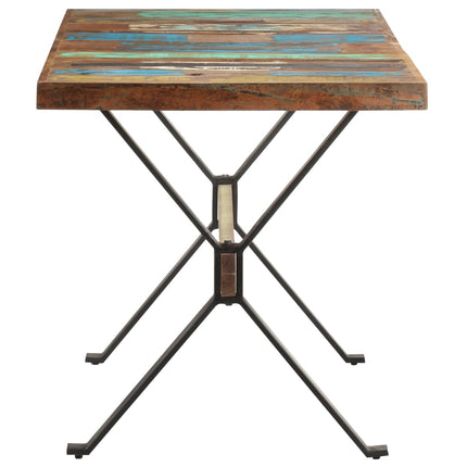 vidaXL Dining Table 140x70x76 cm Solid Reclaimed Wood