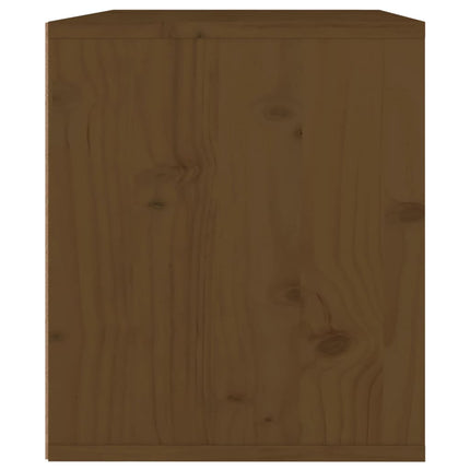 vidaXL Wall Cabinet Honey Brown 45x30x35 cm Solid Wood Pine