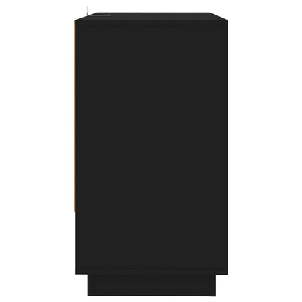 vidaXL Sideboard Black 70x41x75 cm Chipboard