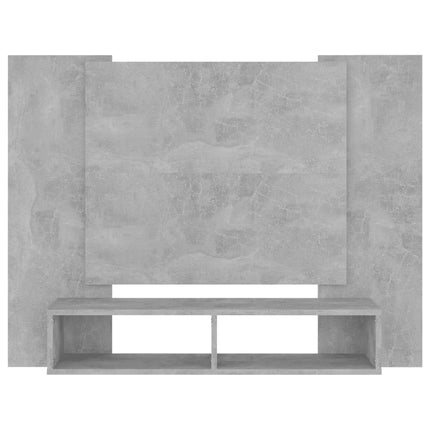 vidaXL Wall TV Cabinet Concrete Grey 120x23.5x90 cm Chipboard