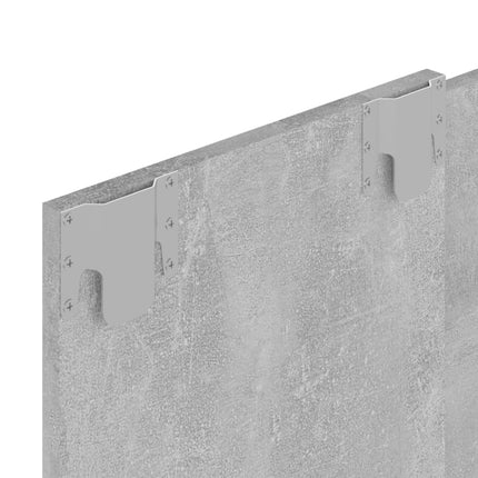 vidaXL Wall TV Cabinet Concrete Grey 120x23.5x90 cm Chipboard