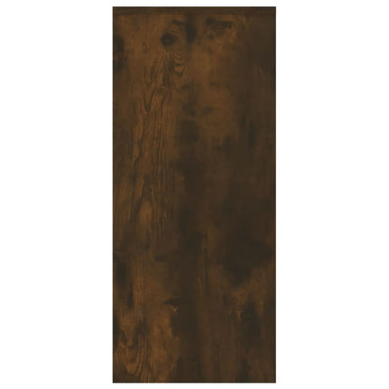 vidaXL Sideboard Smoked Oak 102x33x75 cm Chipboard