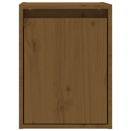 Wall Cabinets 2pcs Honey Brown 30x30x40 cm Solid Wood Pine