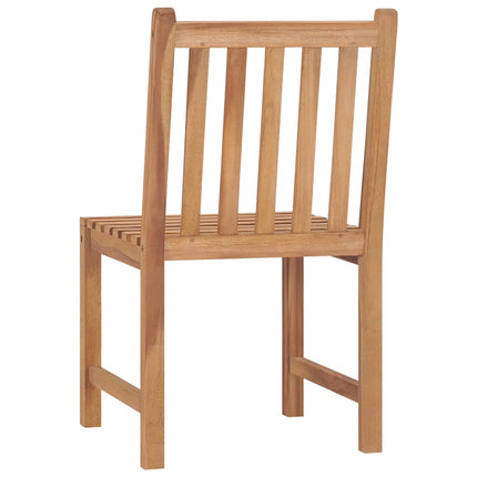 Garden Chairs 8 pcs with Cushions Solid Teak Wood