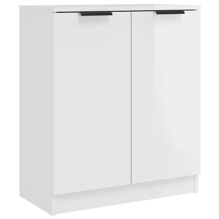 Sideboards 2 pcs High Gloss White 60x30x70 cm Engineered Wood
