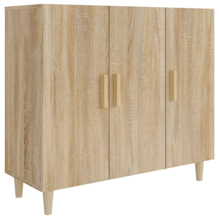 Sideboard Sonoma Oak 90x34x80 cm Engineered Wood