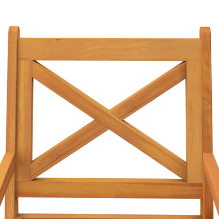 vidaXL Outdoor Dining Chairs 3 pcs Solid Wood Acacia